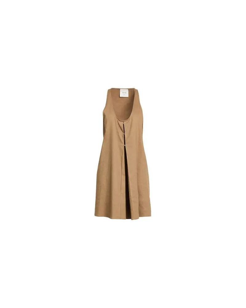 ALYSI CRÈME - KLEIDER - Mini-Kleiderauf YOOX.COM Khaki