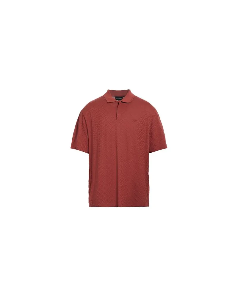 Emporio Armani TOPS - Poloshirtsauf YOOX.COM Rostrot