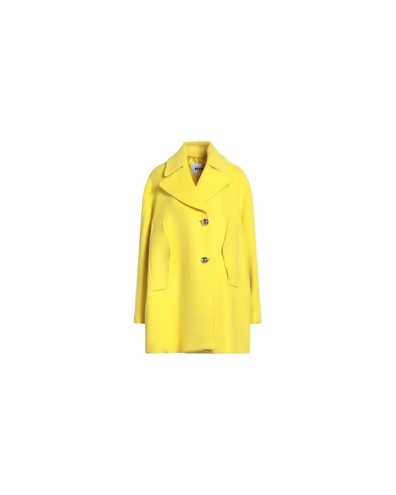 MSGM JACKEN & MÄNTEL - Mäntelauf YOOX.COM Gelb