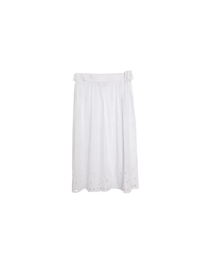 Alpha Studio HOSEN & RÖCKE - Midi-Röckeauf YOOX.COM Weiß