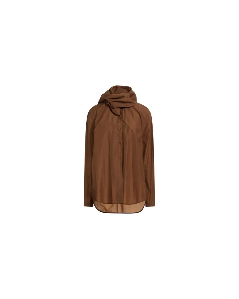 Alberta Ferretti TOPS - Hemdenauf YOOX.COM Braun