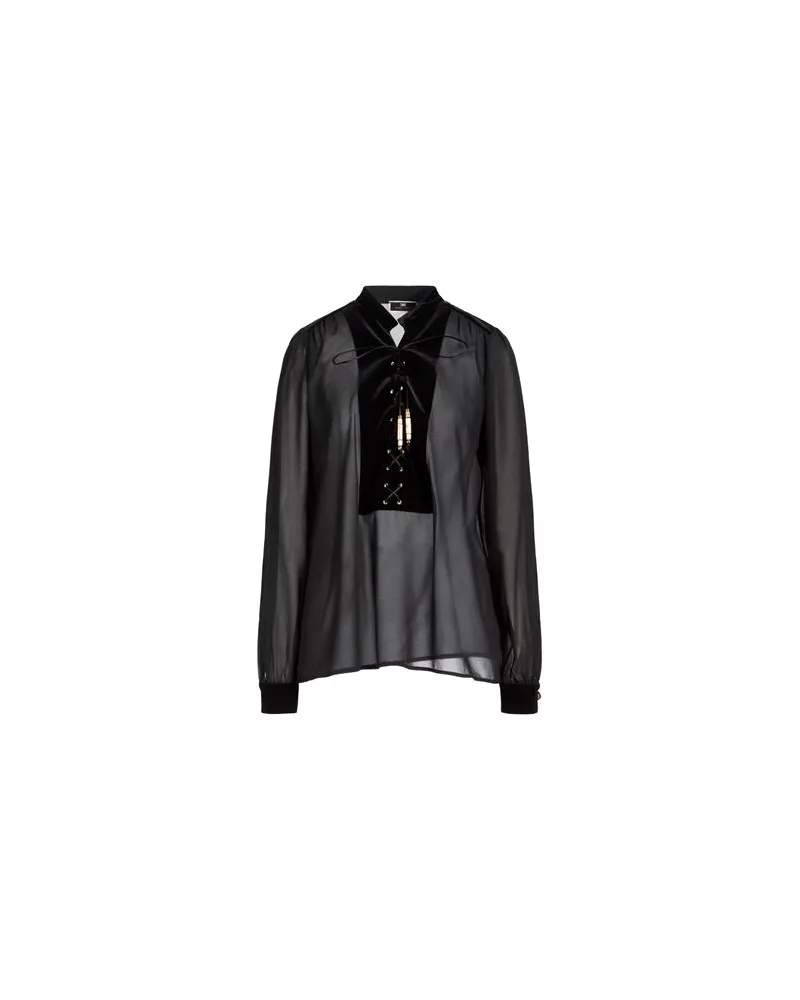 Elisabetta Franchi TOPS - Topsauf YOOX.COM Schwarz