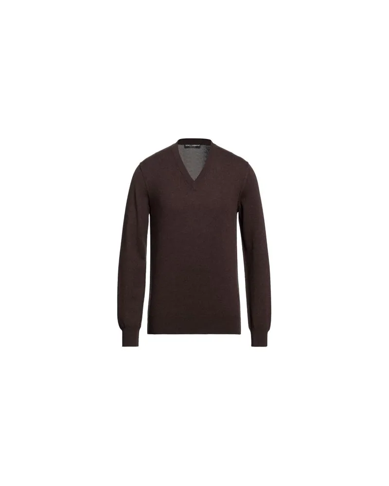Dolce & Gabbana STRICKWAREN - Pulloverauf YOOX.COM Dunkelbraun