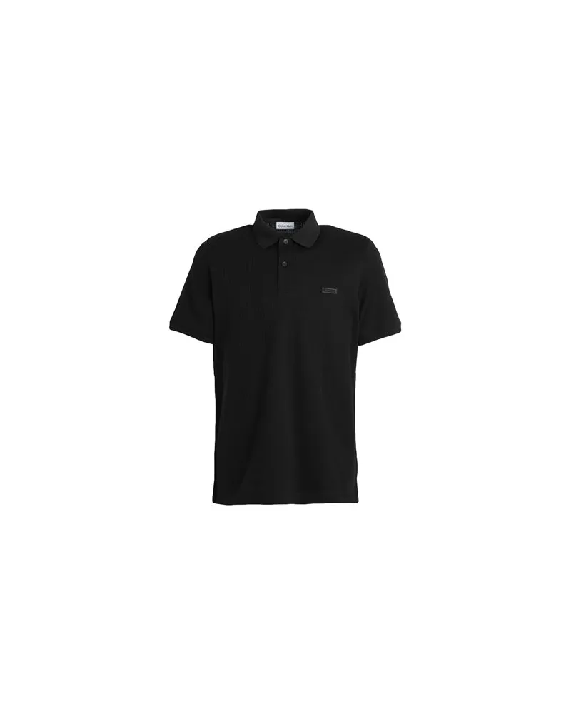 Calvin Klein TOPS - Poloshirtsauf YOOX.COM Schwarz