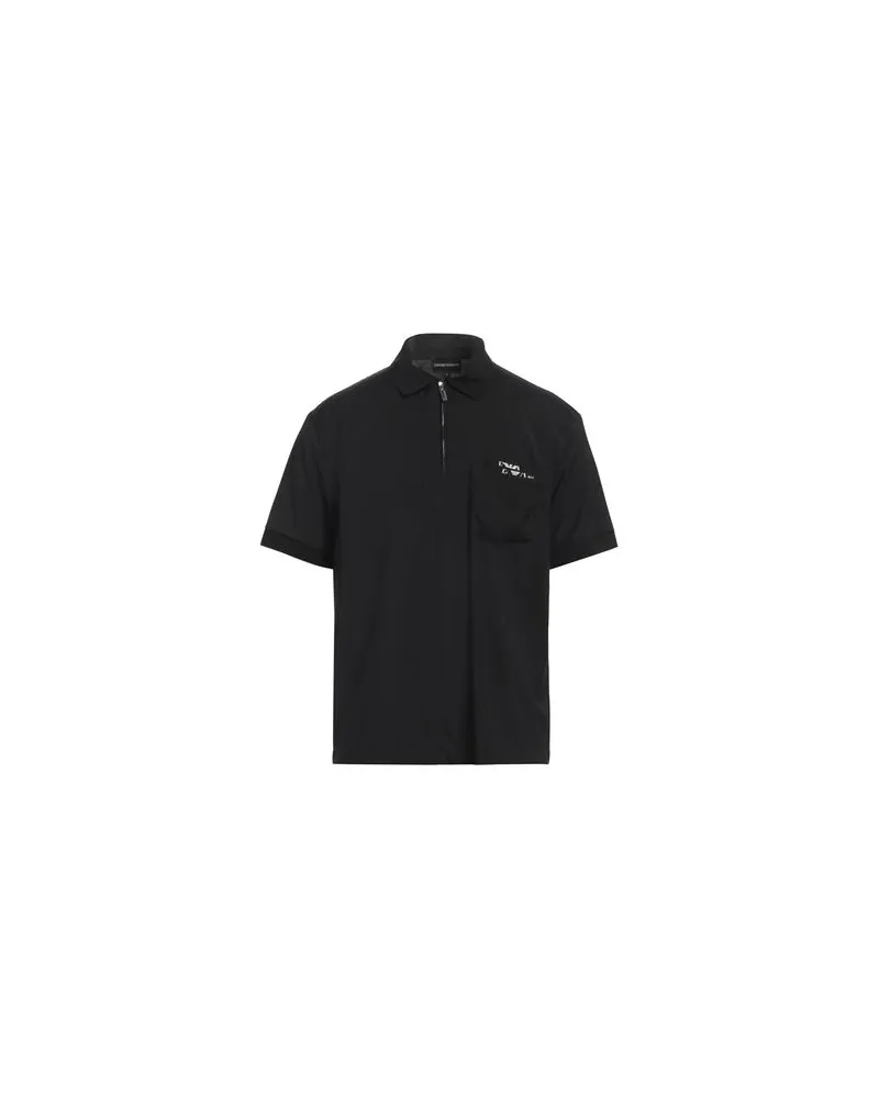 Emporio Armani TOPS - Poloshirtsauf YOOX.COM Schwarz