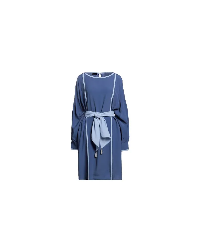 Emporio Armani KLEIDER - Midi-Kleiderauf YOOX.COM Taubenblau