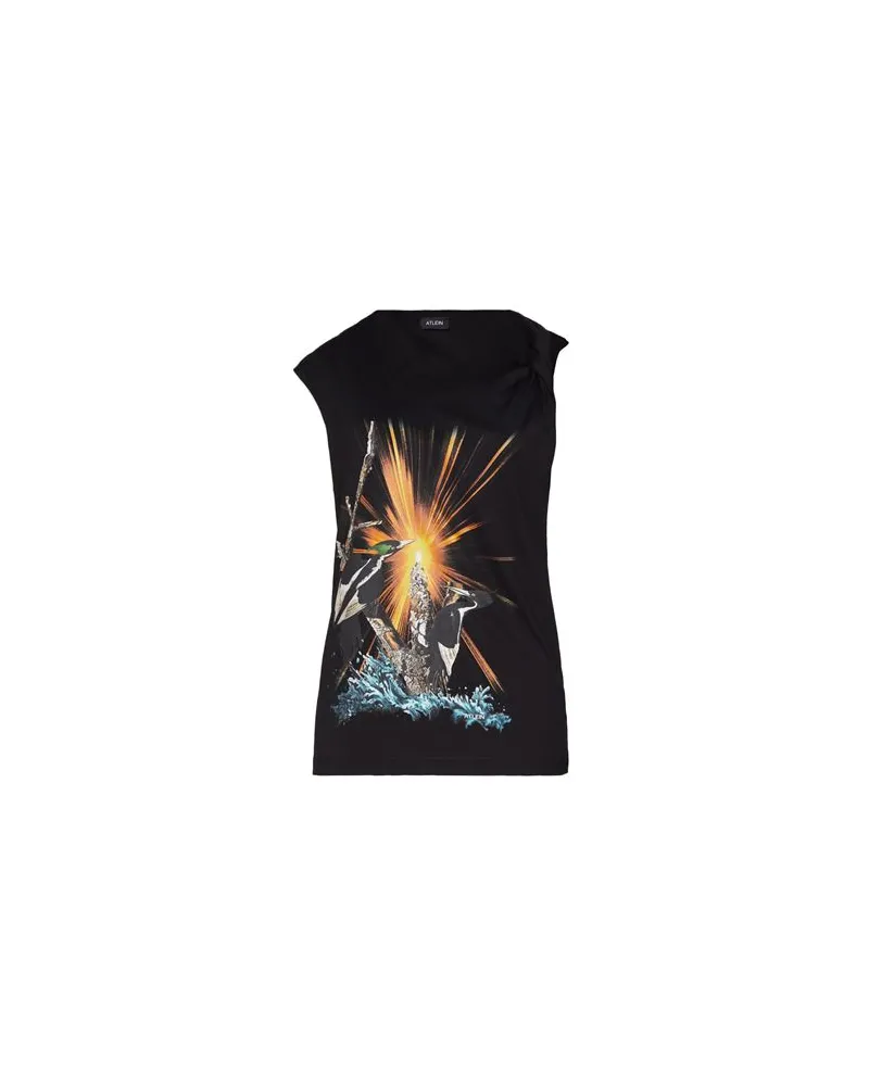 ATLEIN TOPS - T-shirtsauf YOOX.COM Schwarz