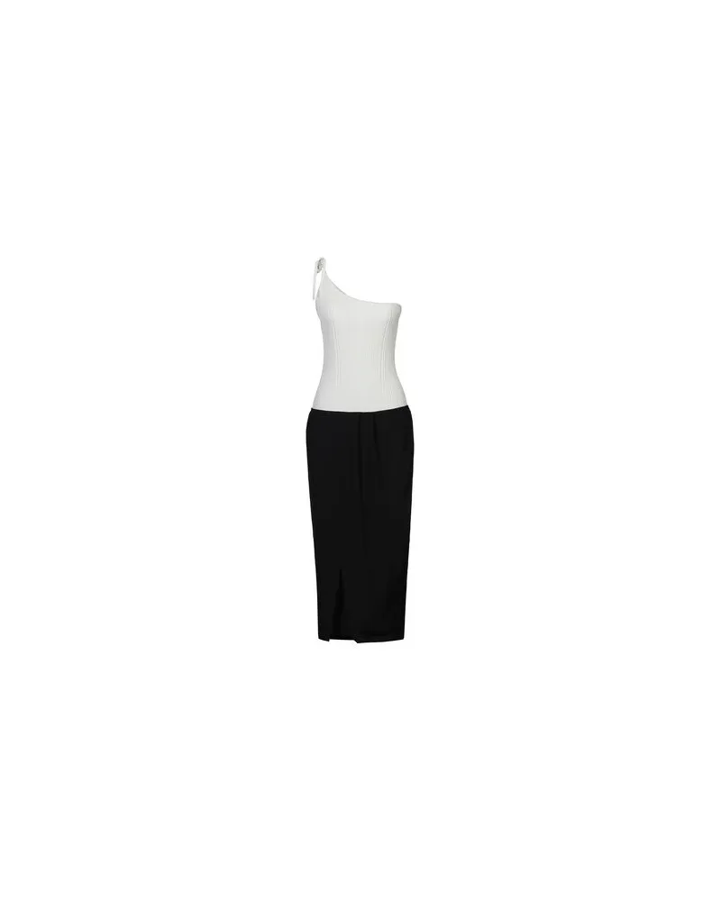Jucca KLEIDER - Midi-Kleiderauf YOOX.COM Elfenbein
