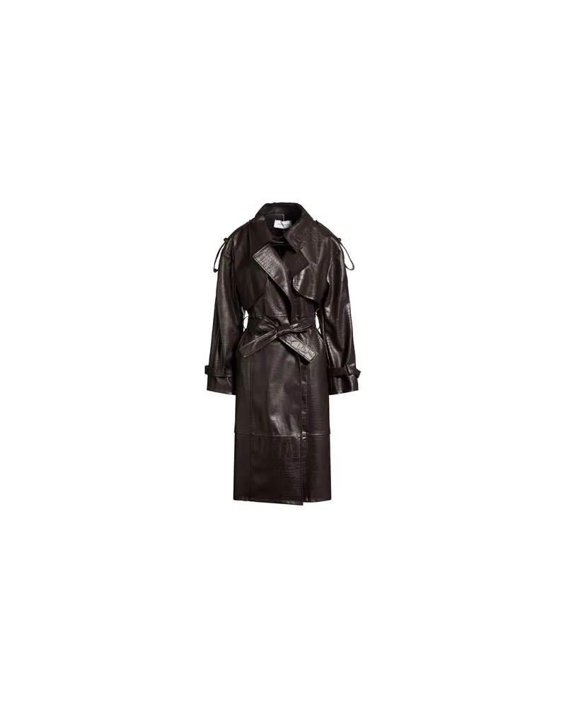 Simona Corsellini JACKEN & MÄNTEL - Jacken, Mäntel & Trenchcoatsauf YOOX.COM Dunkelbraun