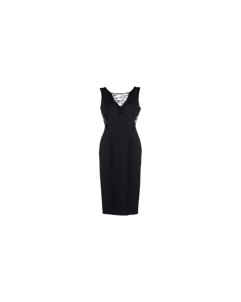Angelo Marani KLEIDER - Midi-Kleiderauf YOOX.COM Schwarz