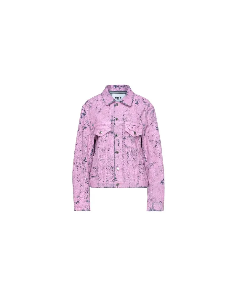 MSGM JACKEN & MÄNTEL - Jeansjacken/Mäntelauf YOOX.COM Rosa