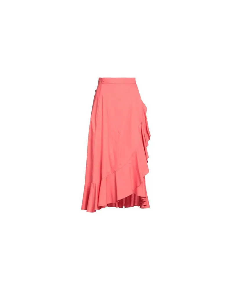Pinko HOSEN & RÖCKE - Midi-Röckeauf YOOX.COM Koralle