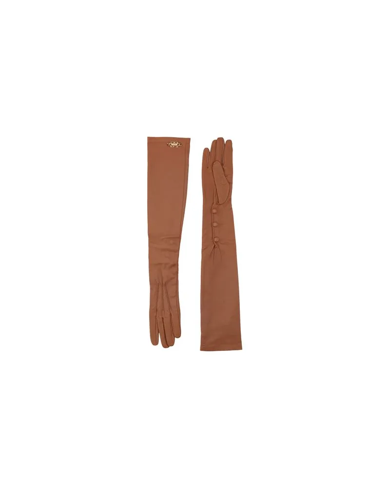 Elisabetta Franchi ACCESSOIRES - Handschuheauf YOOX.COM Lederfarben