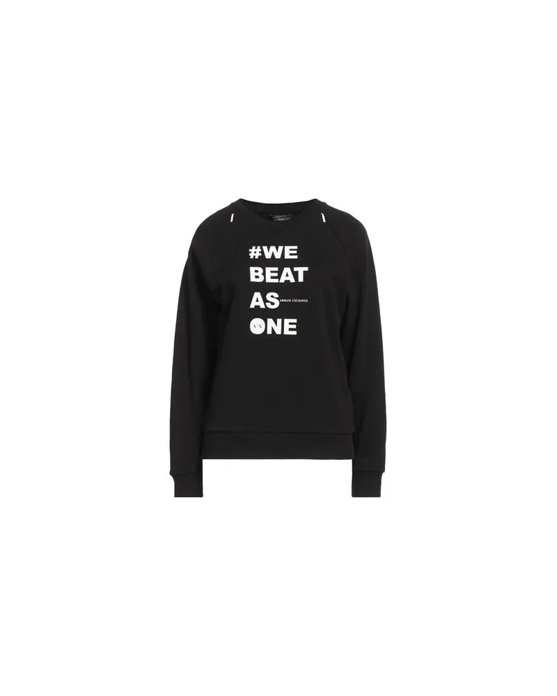 Armani Exchange TOPS - Sweatshirtsauf YOOX.COM Schwarz
