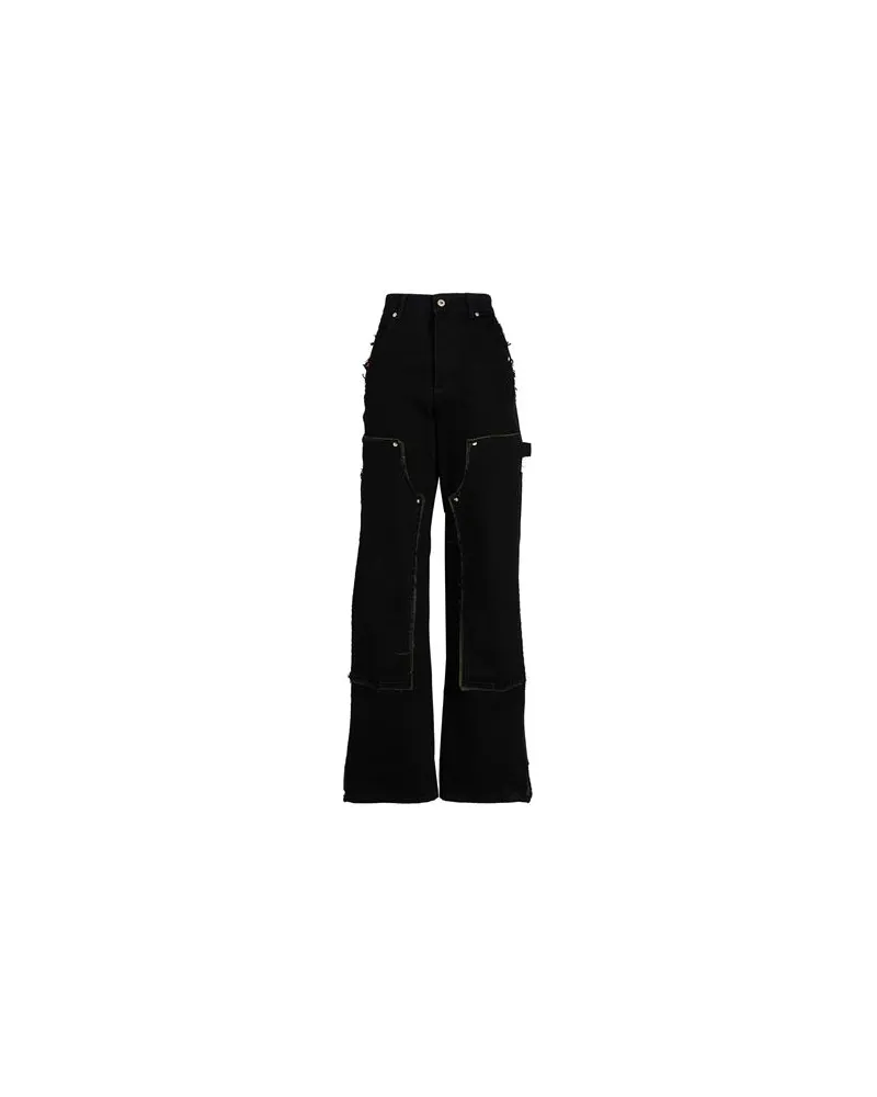 Heron Preston HOSEN & RÖCKE - Jeanshosenauf YOOX.COM Schwarz