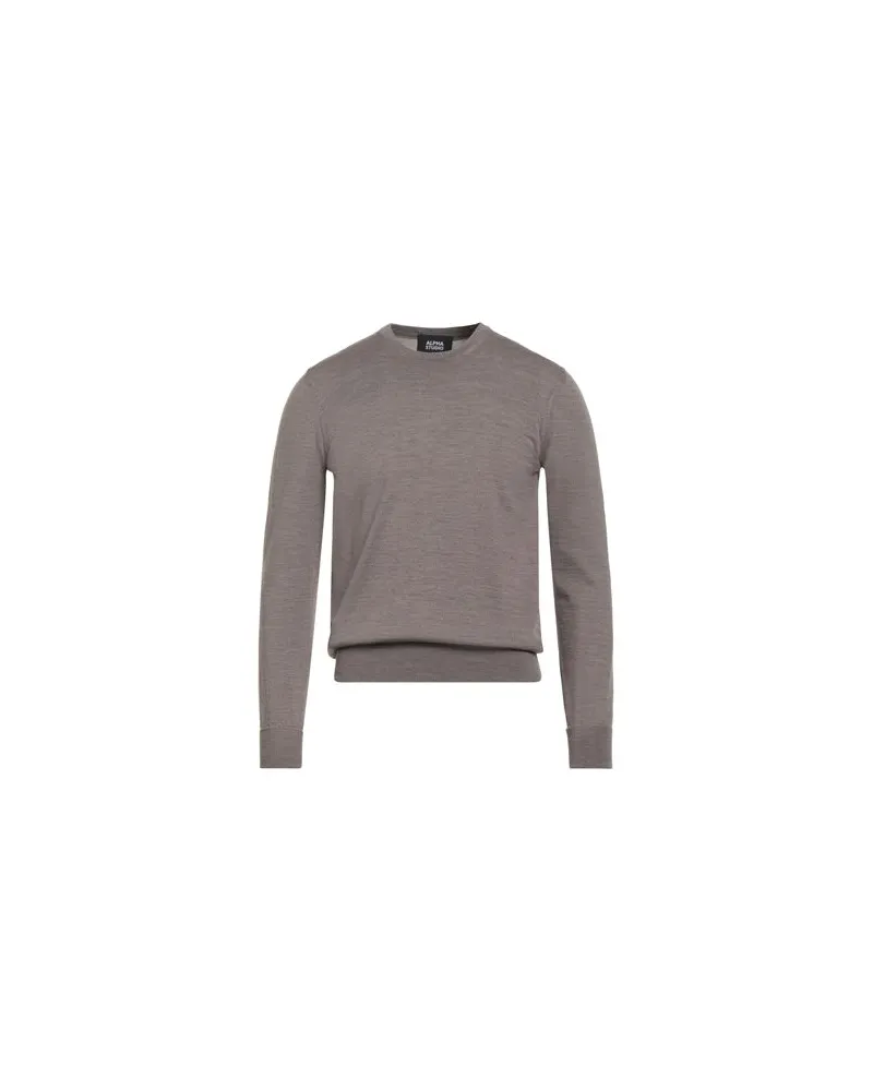 Alpha Studio STRICKWAREN - Pulloverauf YOOX.COM Khaki