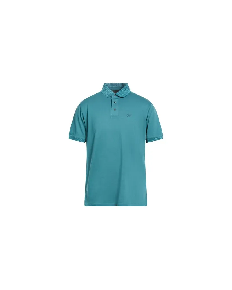 Emporio Armani TOPS - Poloshirtsauf YOOX.COM Aquamarin