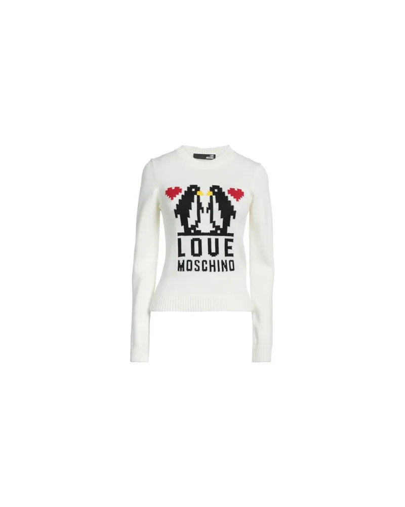 Moschino STRICKWAREN - Pulloverauf YOOX.COM Elfenbein