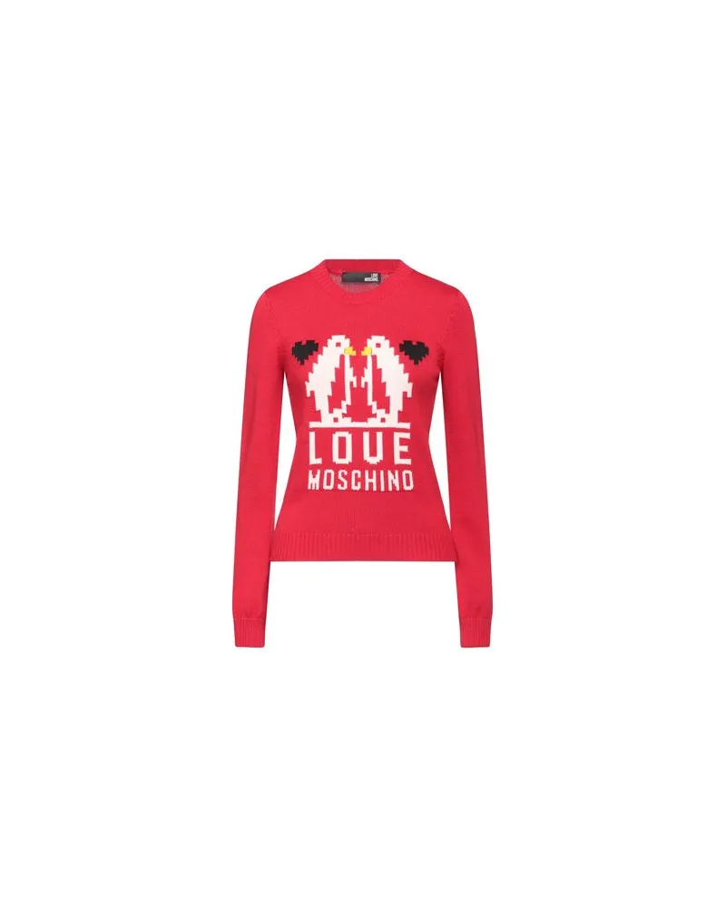 Moschino STRICKWAREN - Pulloverauf YOOX.COM Rot
