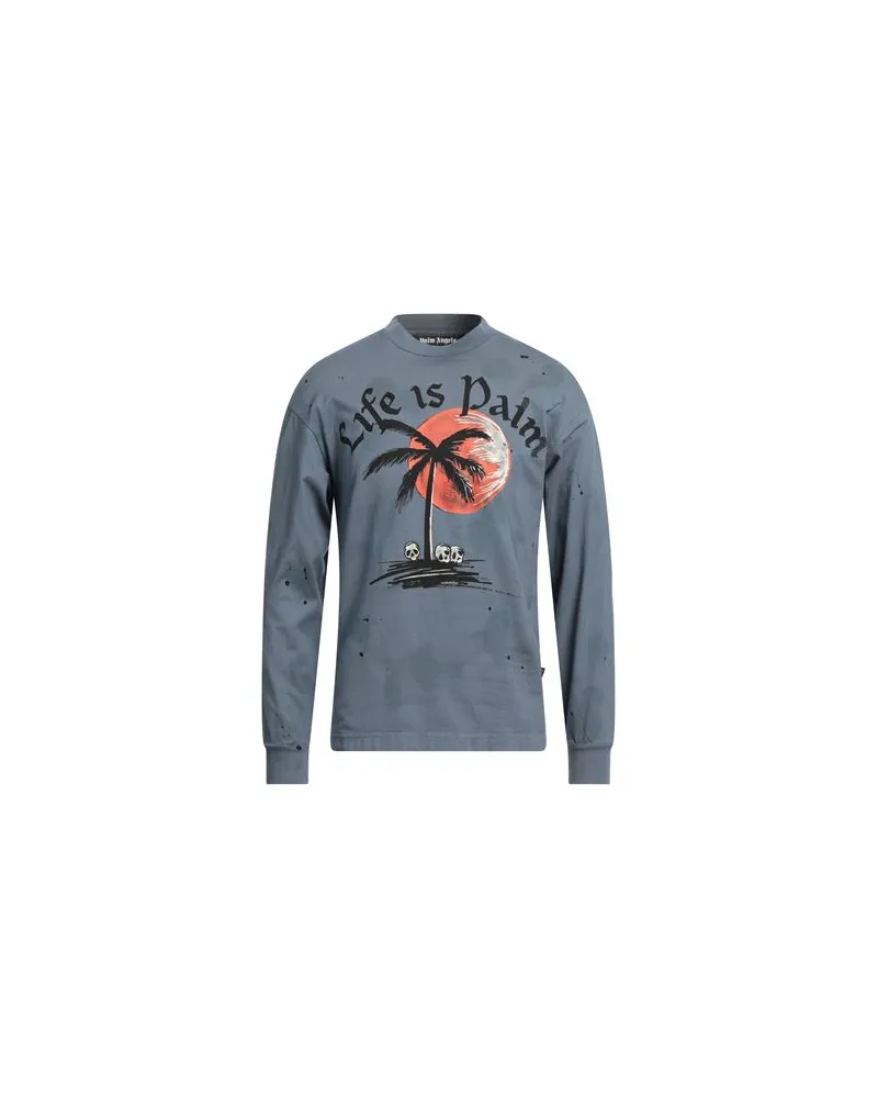 Palm Angels TOPS - T-shirtsauf YOOX.COM Taubenblau