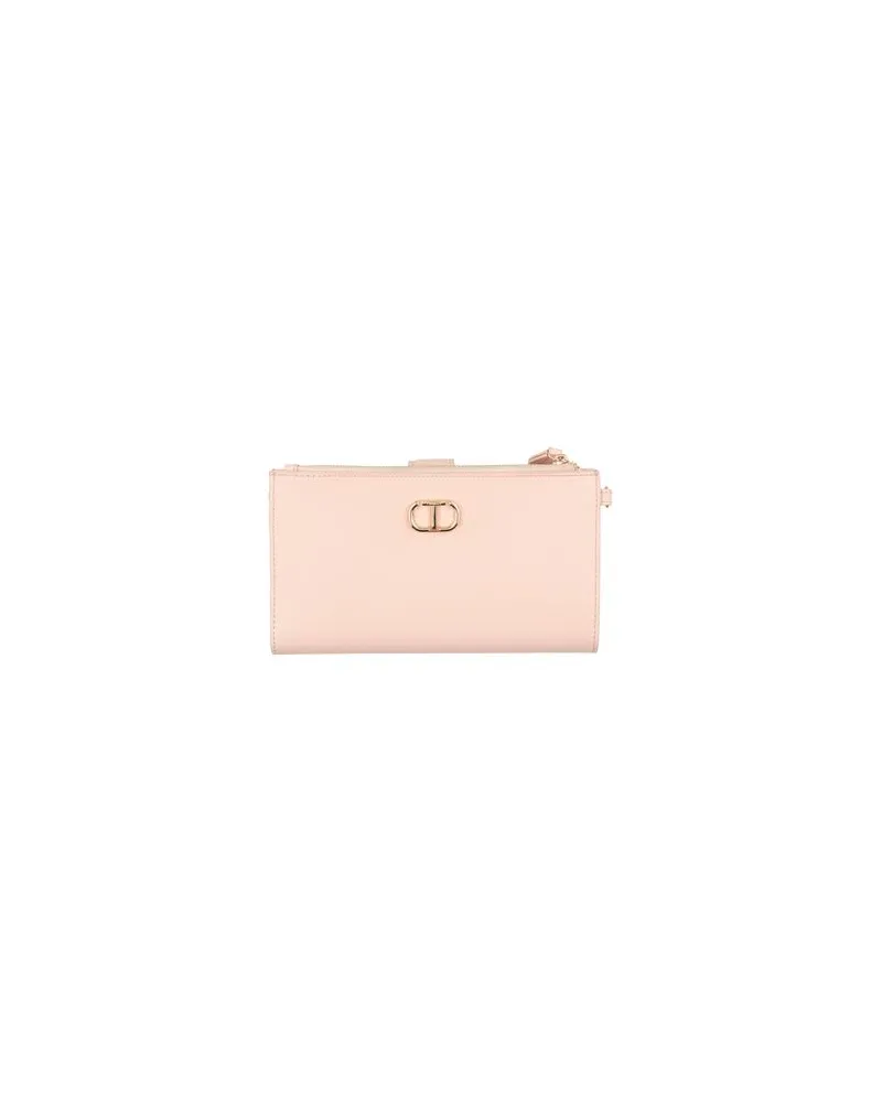 Twin-Set Kleinlederwaren - Brieftaschenauf YOOX.COM Hellrosa