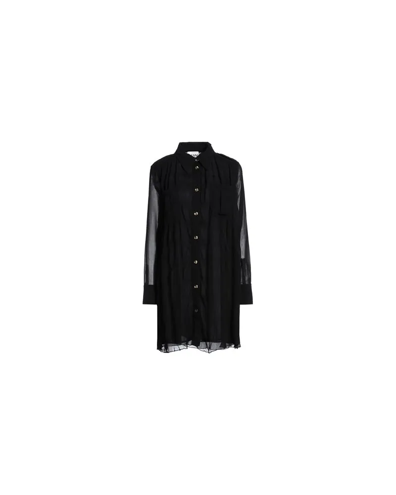 Ganni KLEIDER - Mini-Kleiderauf YOOX.COM Schwarz