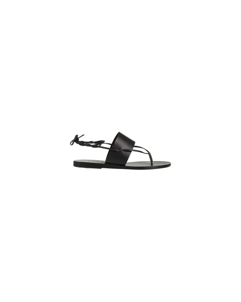 Ancient Greek Sandals SCHUHE - Zehentrennerauf YOOX.COM Schwarz