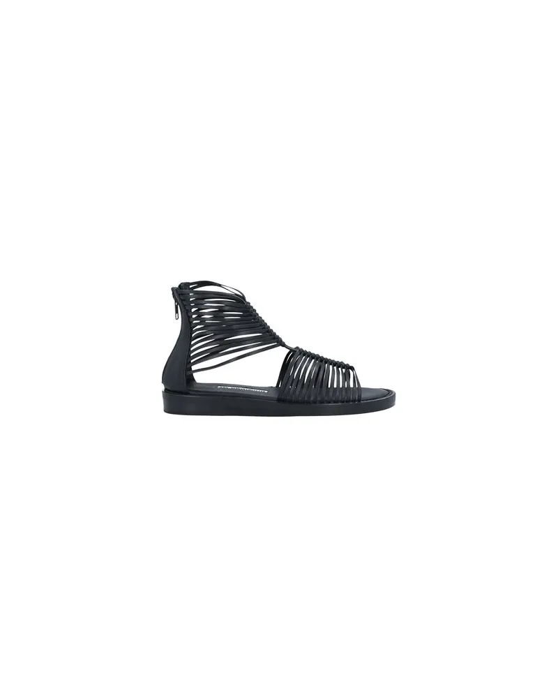 Ann Demeulemeester SCHUHE - Sandalenauf YOOX.COM Schwarz