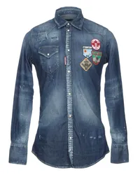 Dsquared2 Jeanshemd Blau