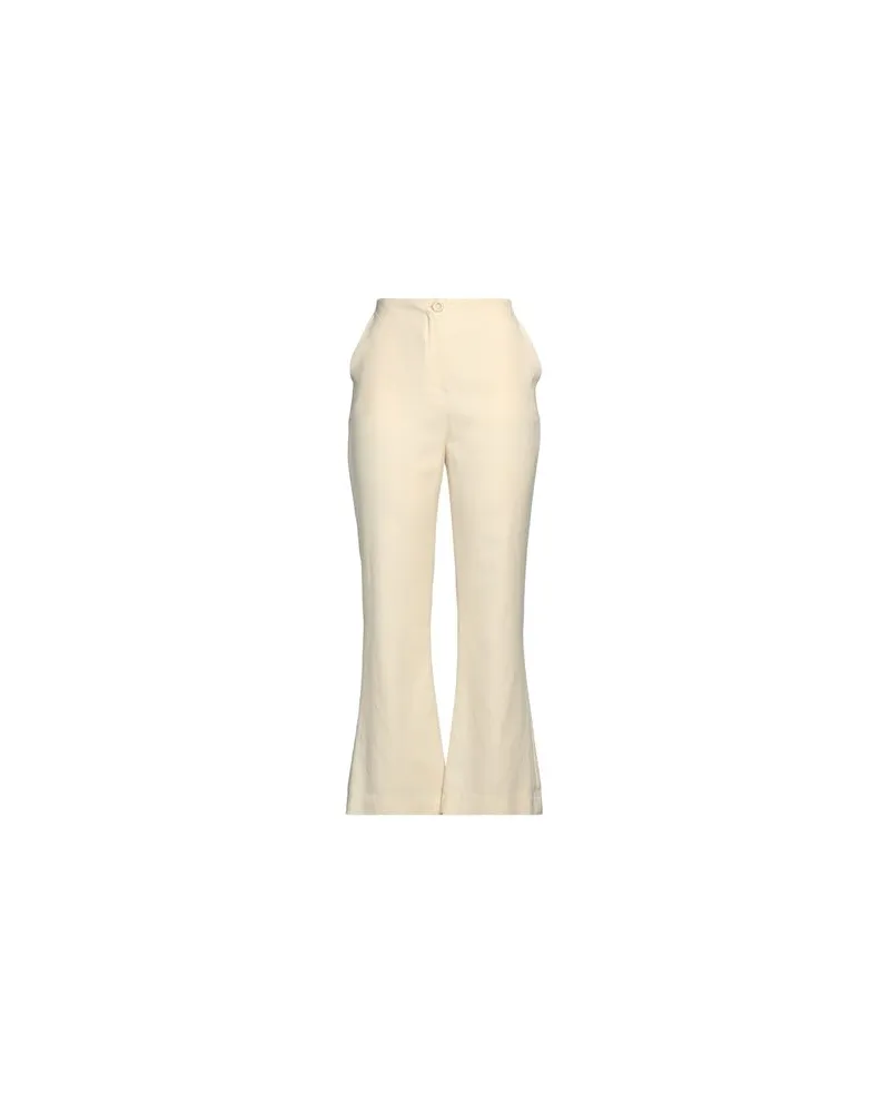 Nanushka HOSEN & RÖCKE - Hosenauf YOOX.COM Cremeweiß