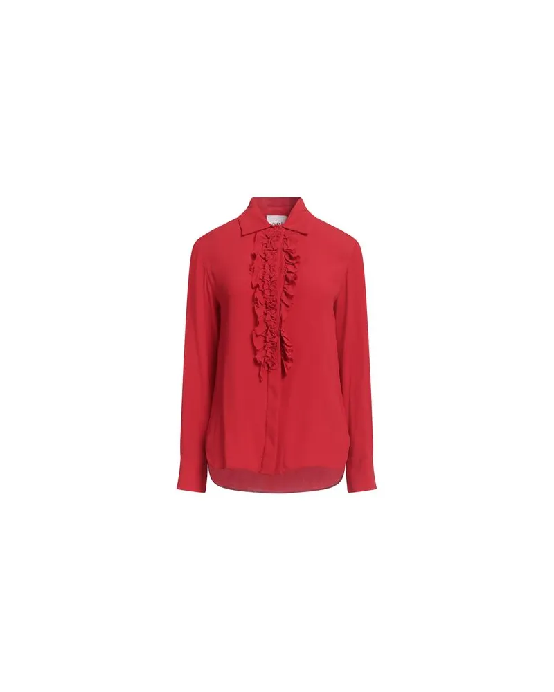 NUDE TOPS - Hemdenauf YOOX.COM Rot