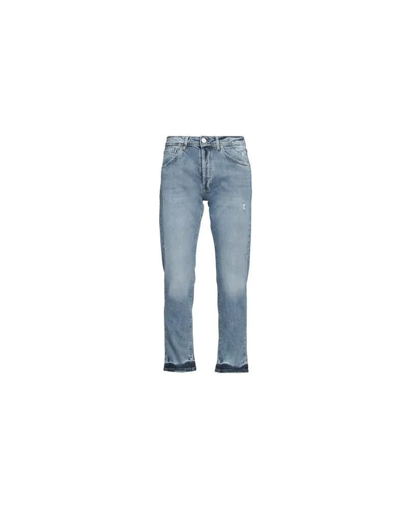 PMDS PREMIUM MOOD DENIM SUPERIOR HOSEN & RÖCKE - Jeanshosenauf YOOX.COM Blau