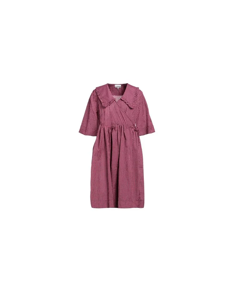 Ganni KLEIDER - Midi-Kleiderauf YOOX.COM Fuchsia