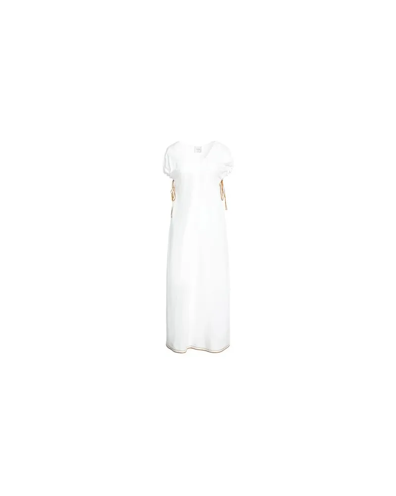 ALYSI KLEIDER - Midi-Kleiderauf YOOX.COM Weiß