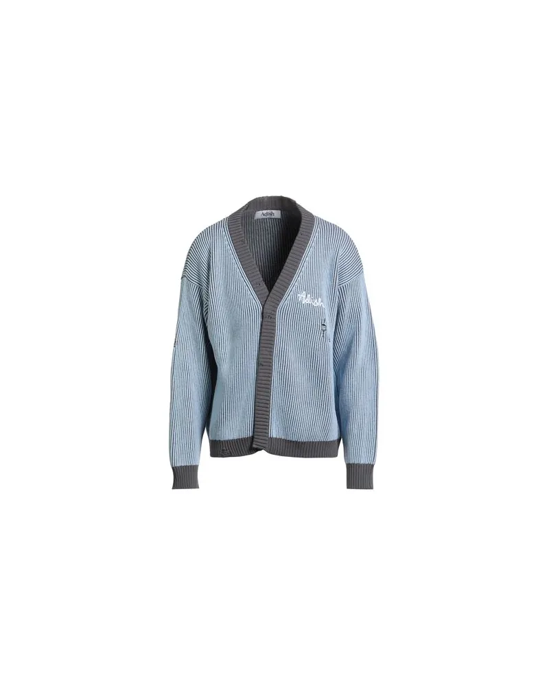 ADISH STRICKWAREN - Strickjackenauf YOOX.COM Hellblau