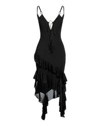 Roberto Cavalli Midi-Kleid Schwarz