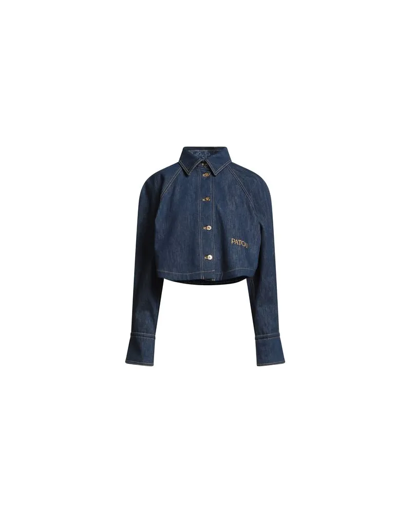 Patou JACKEN & MÄNTEL - Jeansjacken/Mäntelauf YOOX.COM Blau