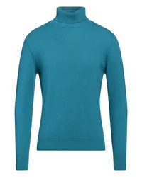 ARAGONA Rollkragenpullover Azurblau