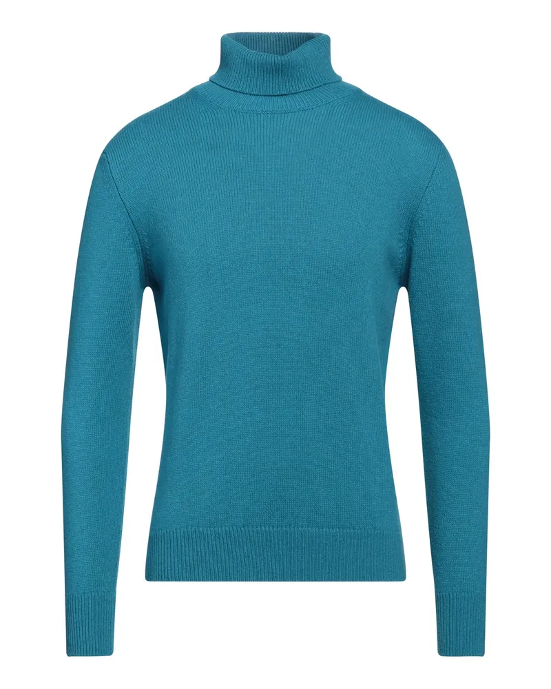 ARAGONA Rollkragenpullover Azurblau