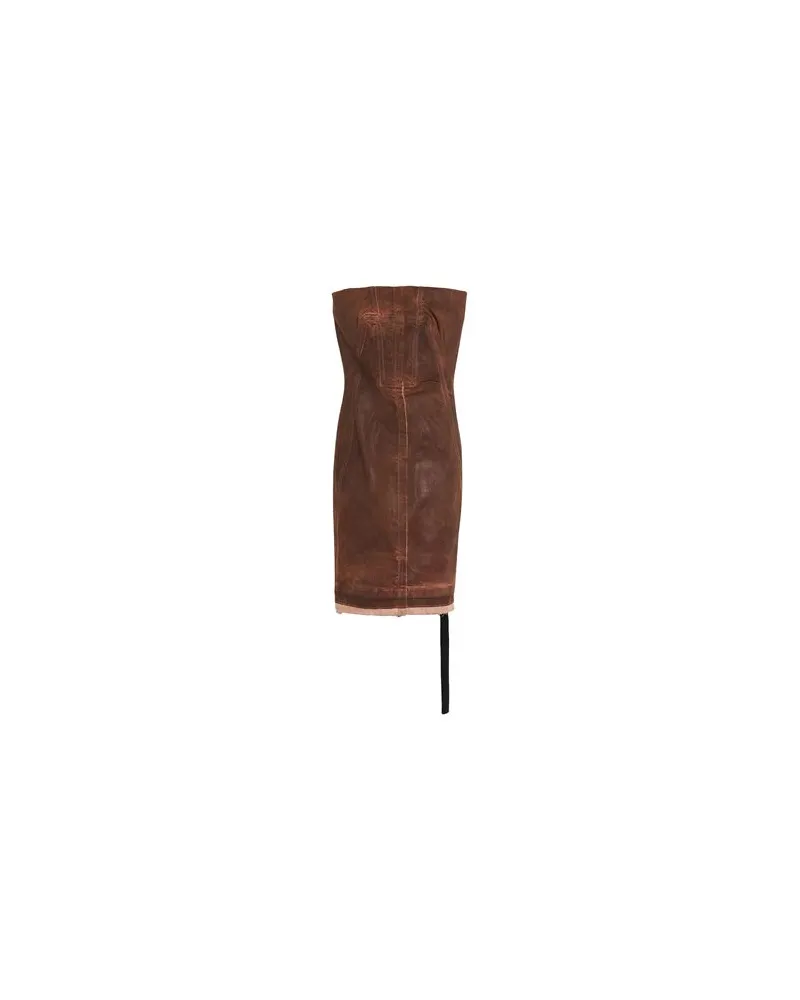 DRKSHDW by Rick Owens KLEIDER - Mini-Kleiderauf YOOX.COM Rostrot