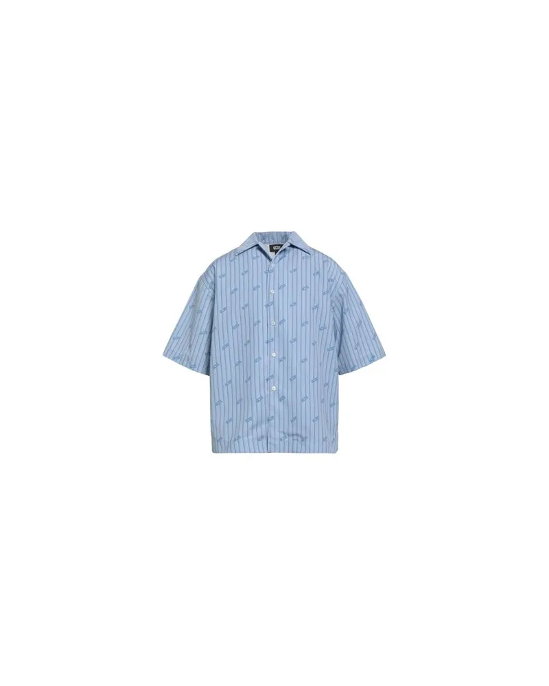 GCDS TOPS - Hemdenauf YOOX.COM Hellblau
