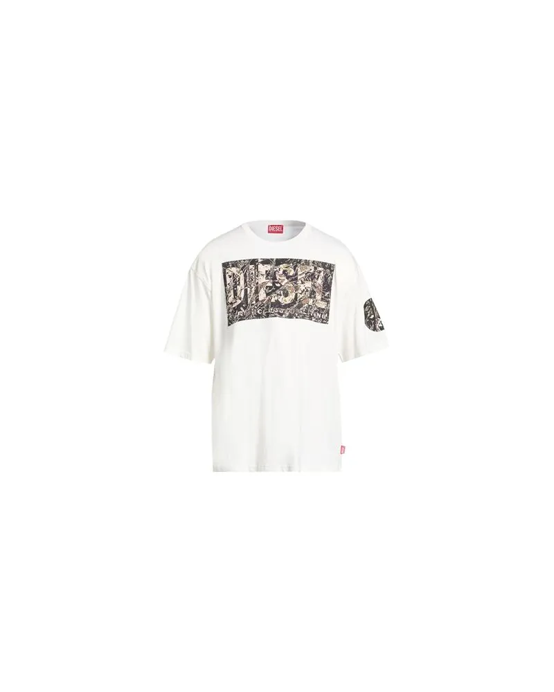Diesel TOPS - T-shirtsauf YOOX.COM Weiß