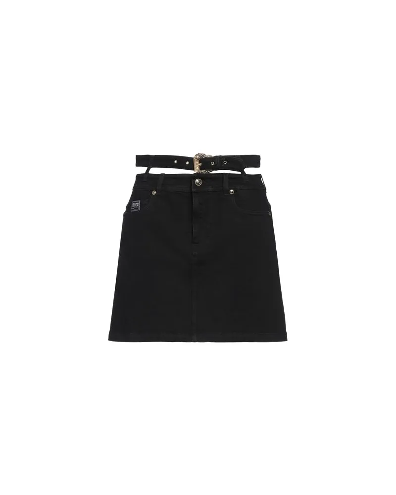 Versace Jeans HOSEN & RÖCKE - Jeansröckeauf YOOX.COM Schwarz