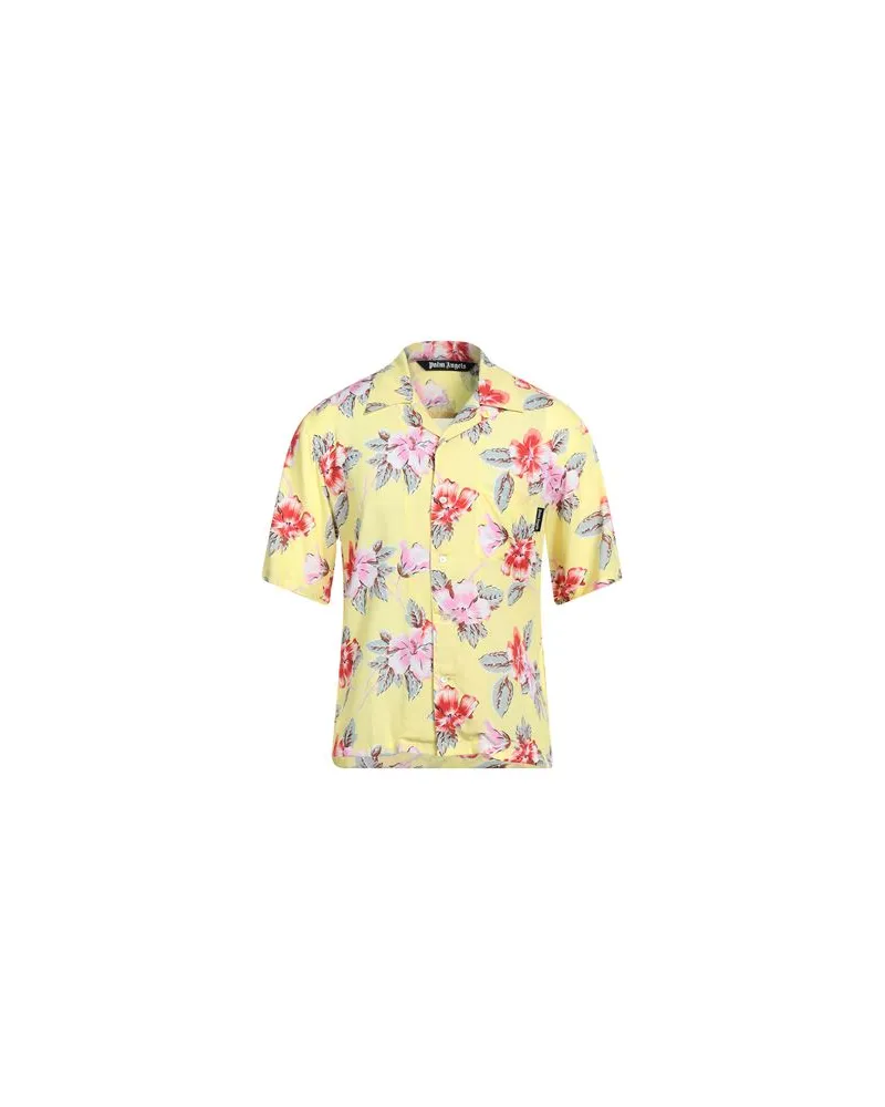 Palm Angels TOPS - Hemdenauf YOOX.COM Pastellgelb