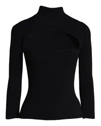 KHAITE Rollkragenpullover Schwarz