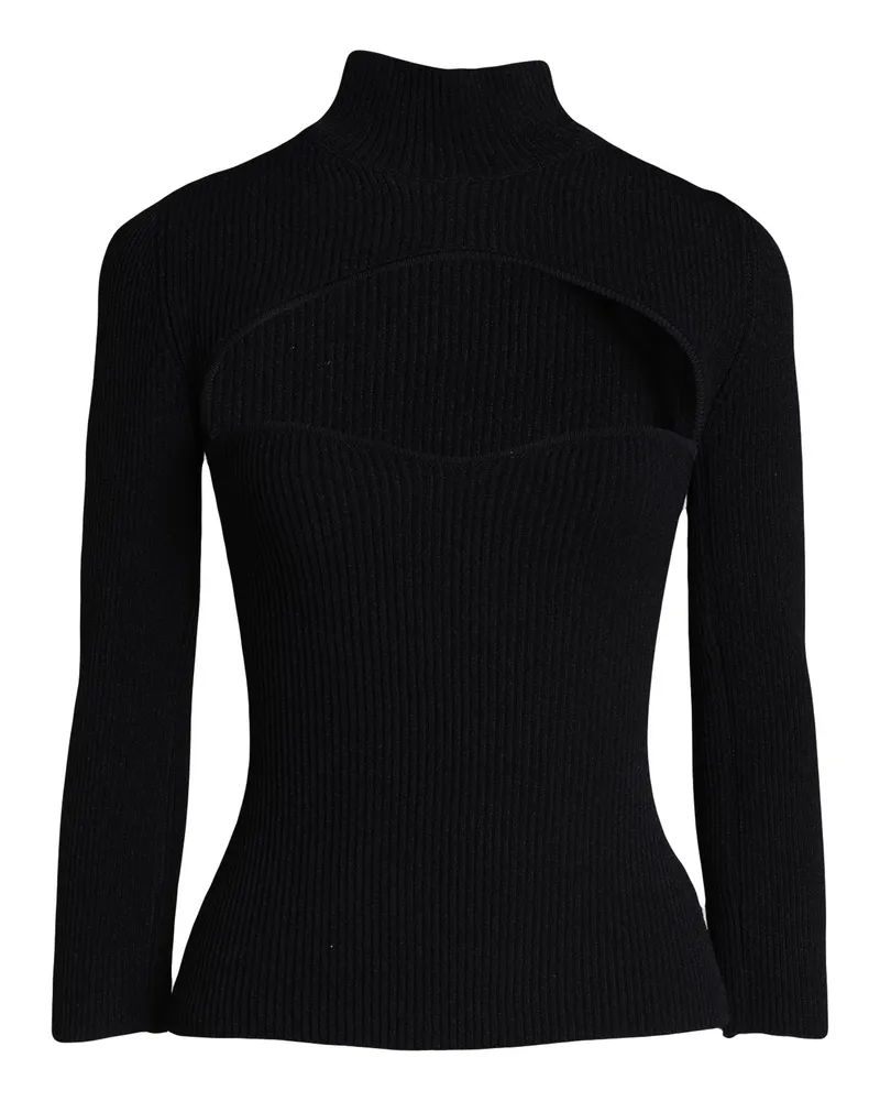 KHAITE Rollkragenpullover Schwarz