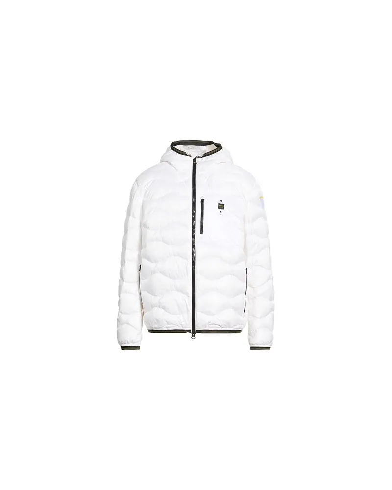 Blauer JACKEN & MÄNTEL - Pufferjacken & Daunenjackenauf YOOX.COM Weiß