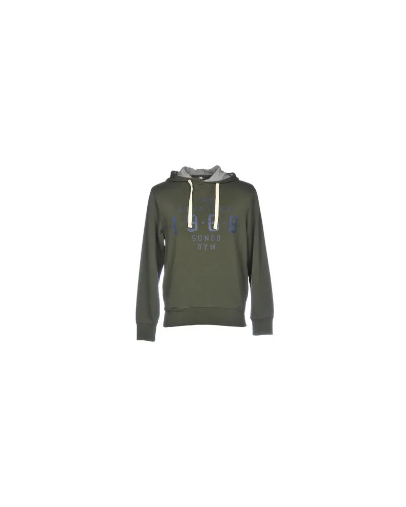 Sun68 TOPS - Sweatshirtsauf YOOX.COM Militärgrün