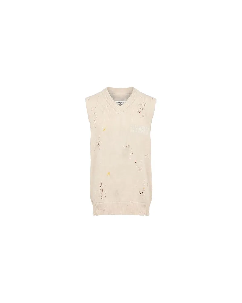 Maison Margiela STRICKWAREN - Pulloverauf YOOX.COM Elfenbein