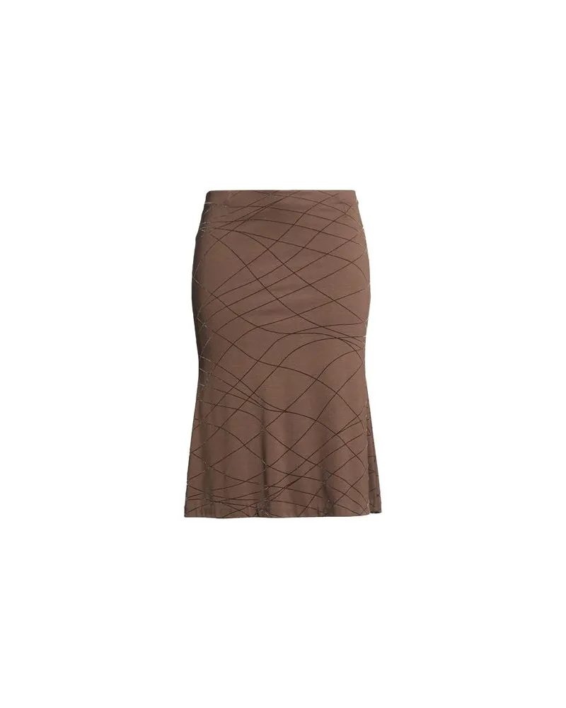 Clips TRICOT - HOSEN & RÖCKE - Midi-Röckeauf YOOX.COM Dunkelbraun